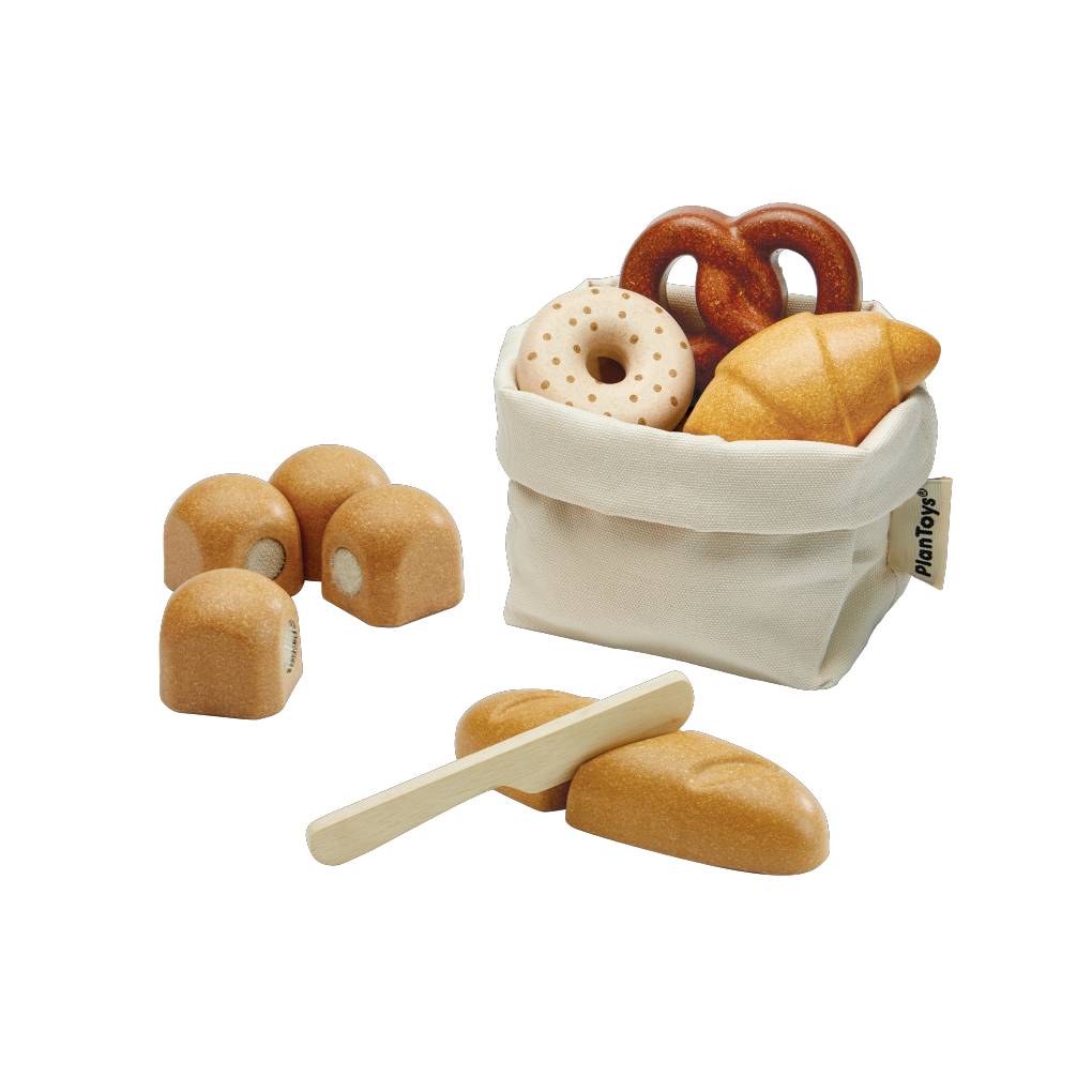 Wooden Bread Set Toy