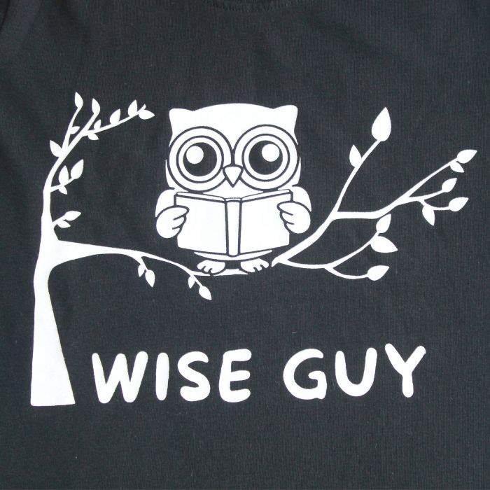 Organic Toddler Graphic T-Shirt - Wise Guy