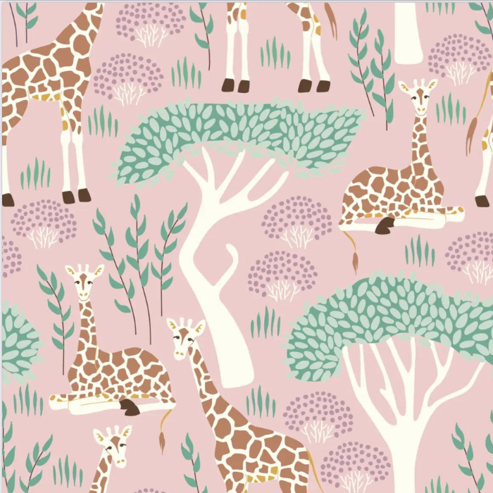 Organic Baby Romper / Grow With Me '2-Way' Zipper - Giraffe