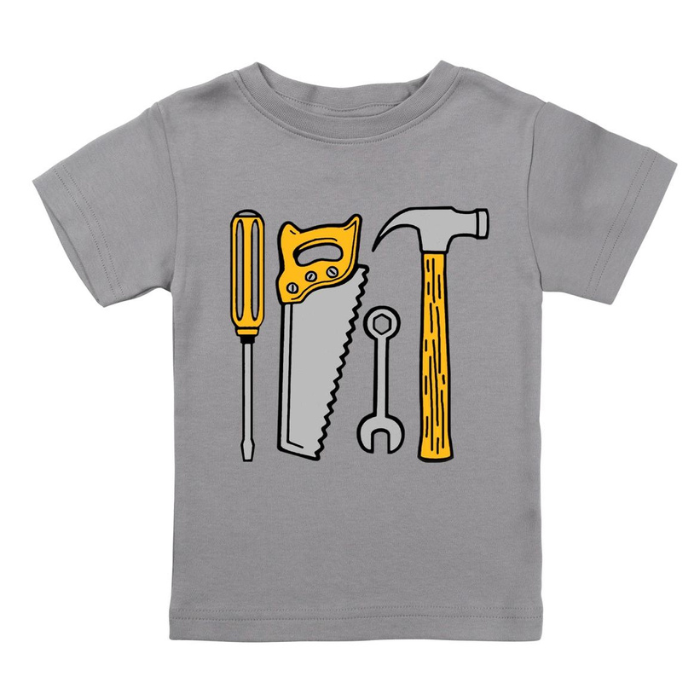 Organic Baby & Toddler Graphic T-Shirt - Tools of the Trade