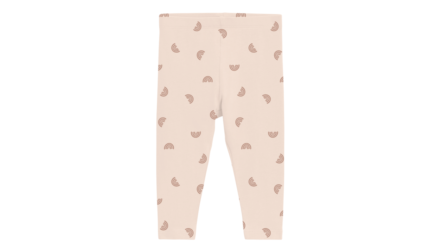 Organic Rainbow Print Leggings for Toddlers & Kids