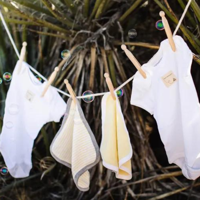 Organic Baby Washcloths Set of 3 Pack - Little Ducks