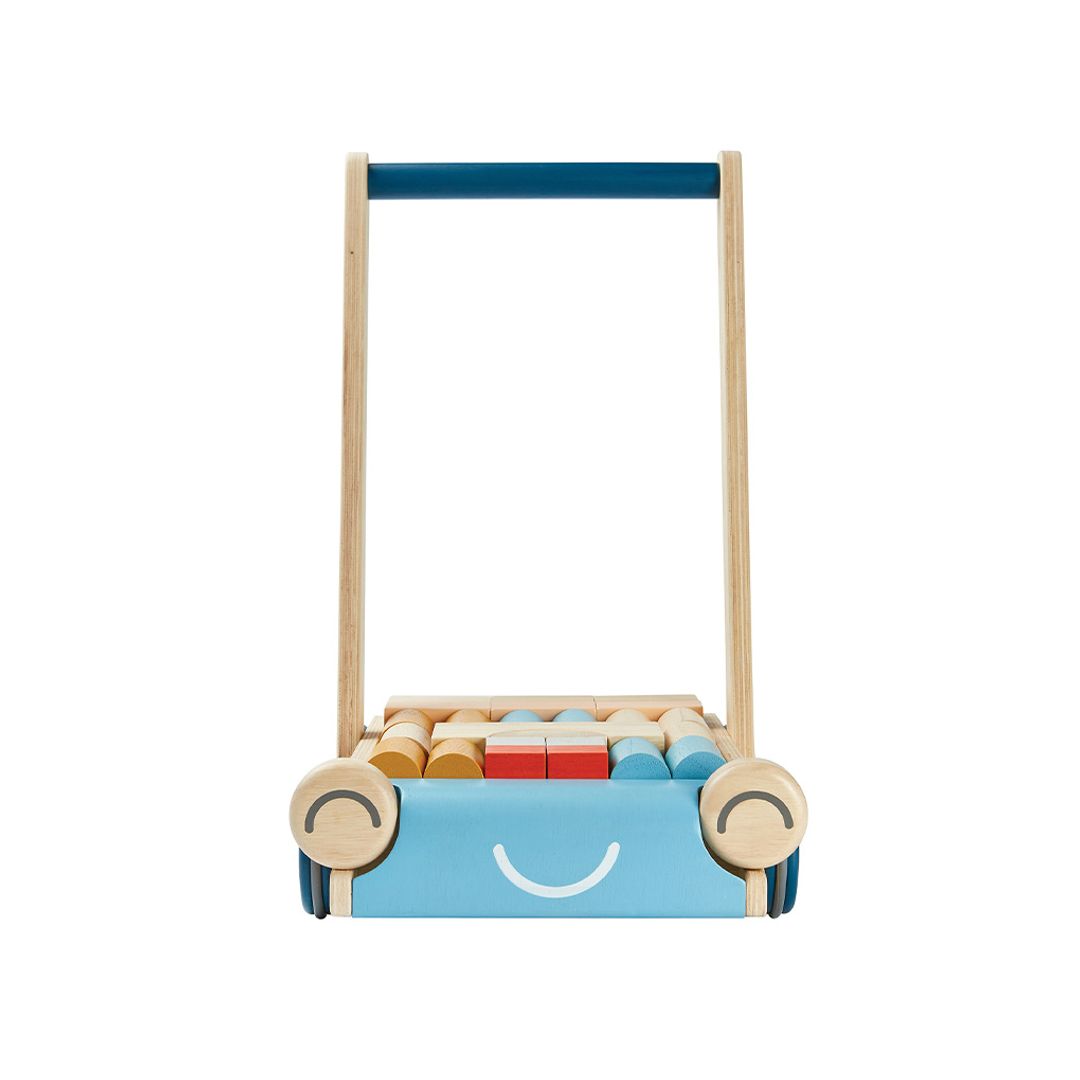 Wooden Baby Walker Push Toy - Orchard
