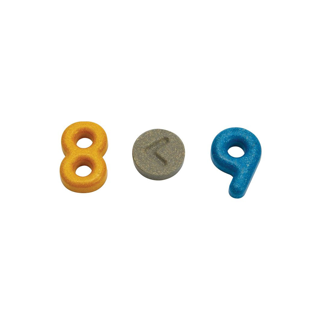 Wooden Numbers And Symbols