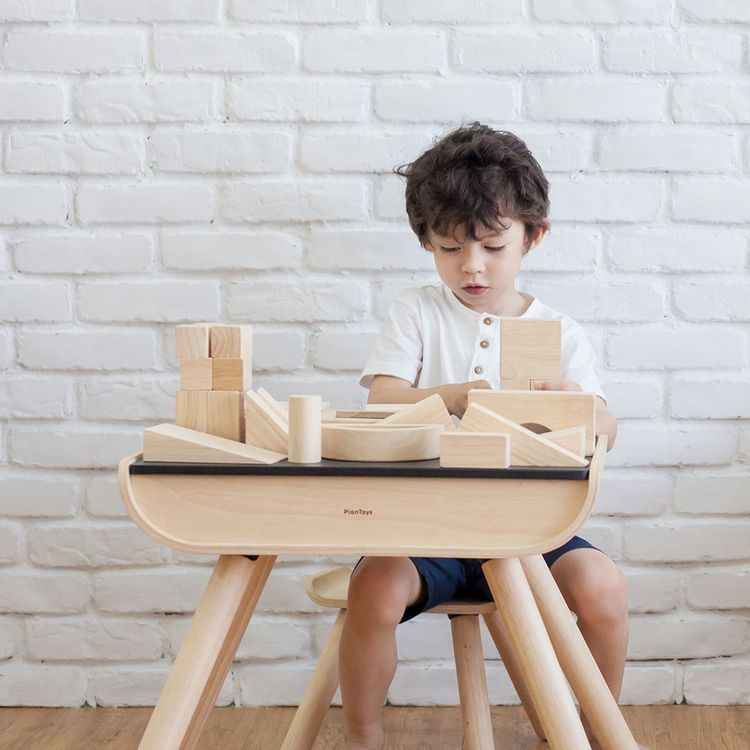 50 Unit Blocks - Wooden Toy Set