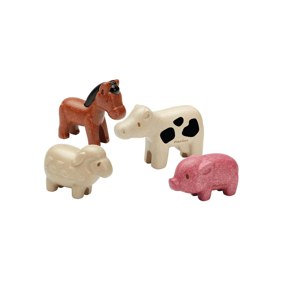 Wooden Farm Animals Set
