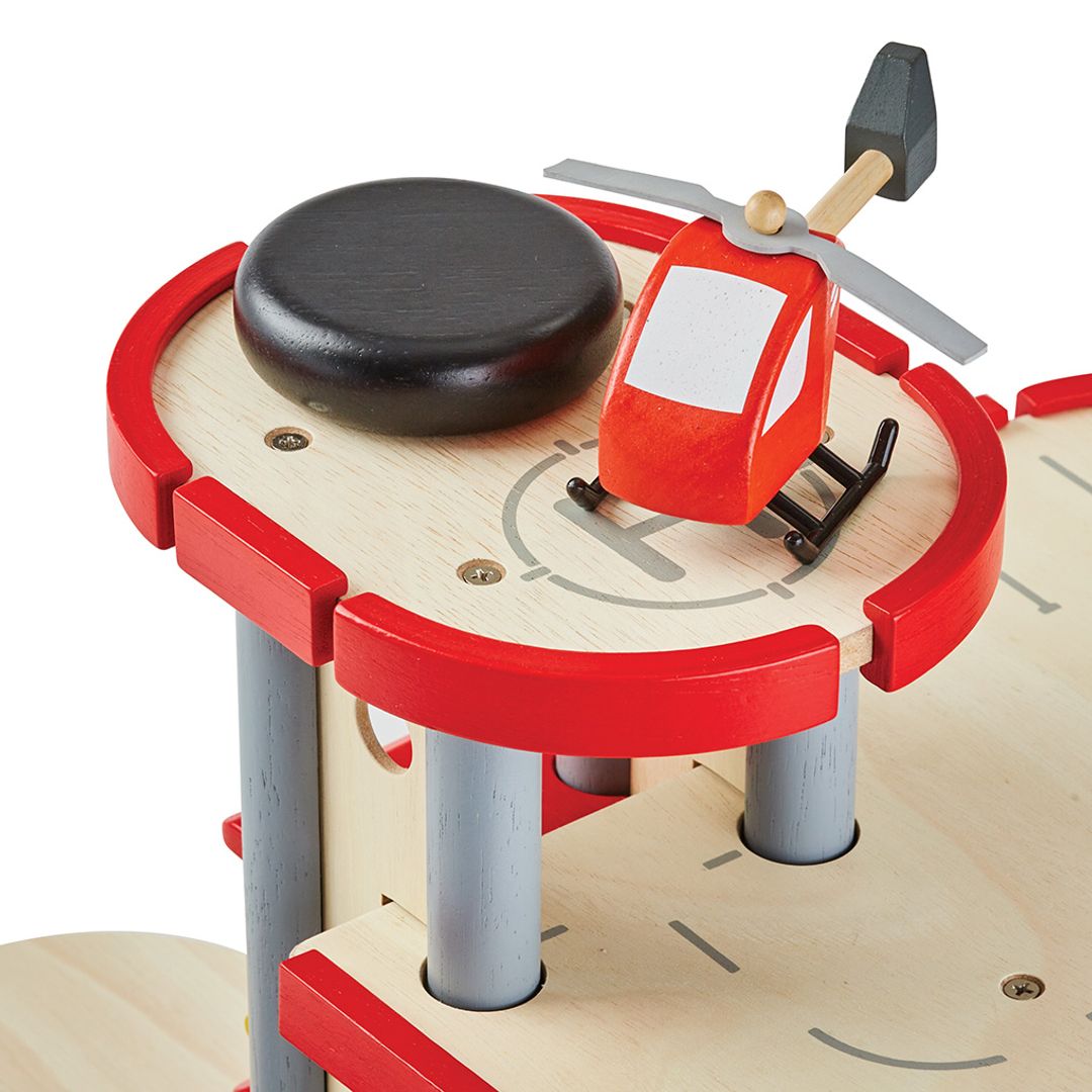 Wooden Toy Parking Garage