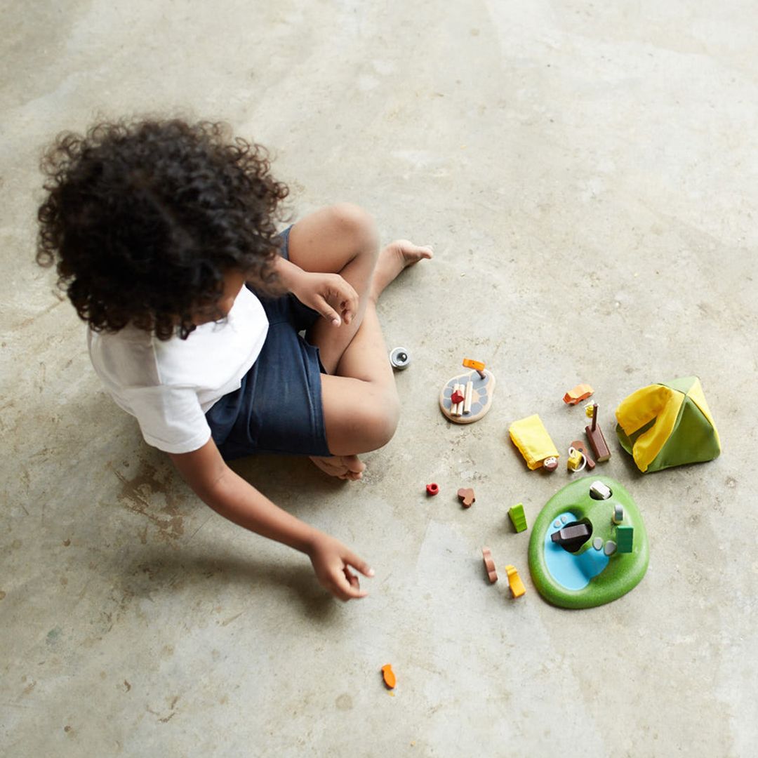 Wooden Toy Camping Set