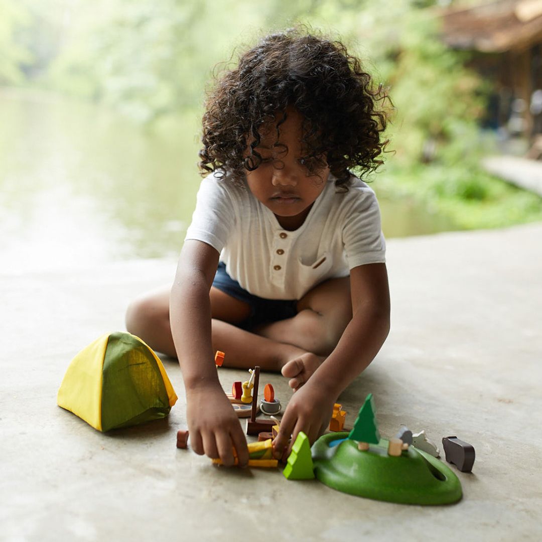 Wooden Toy Camping Set