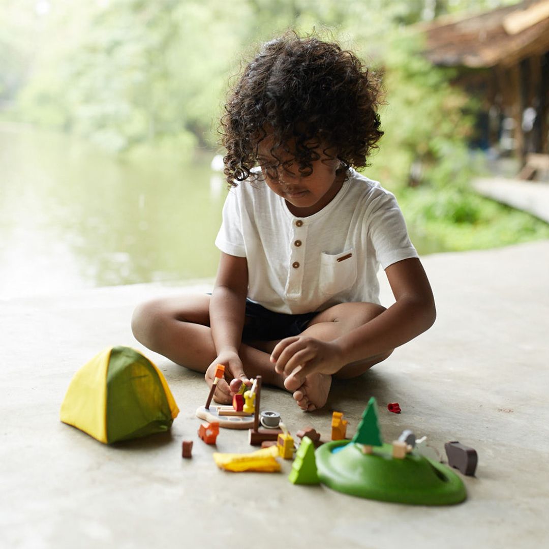 Wooden Toy Camping Set