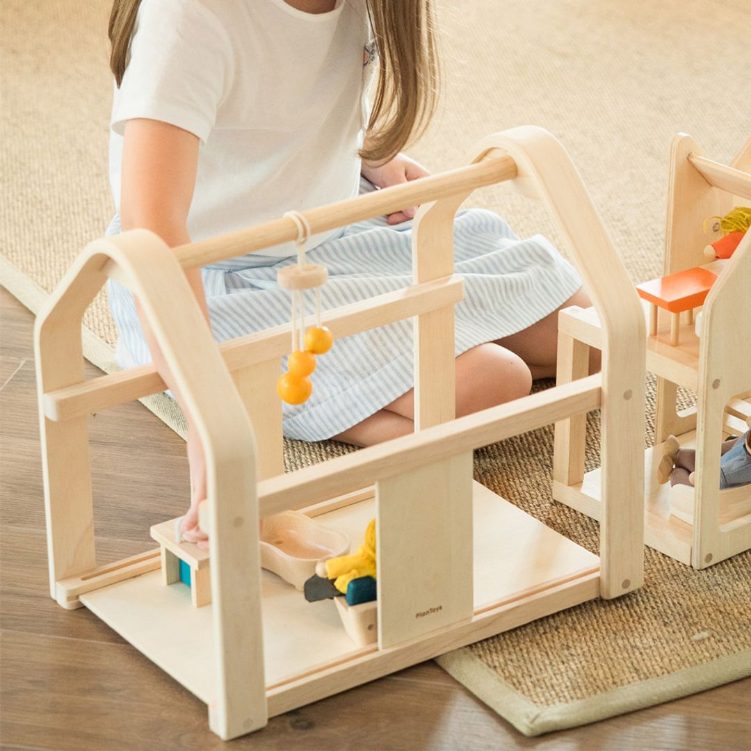 Slide N Go Wooden Dollhouse