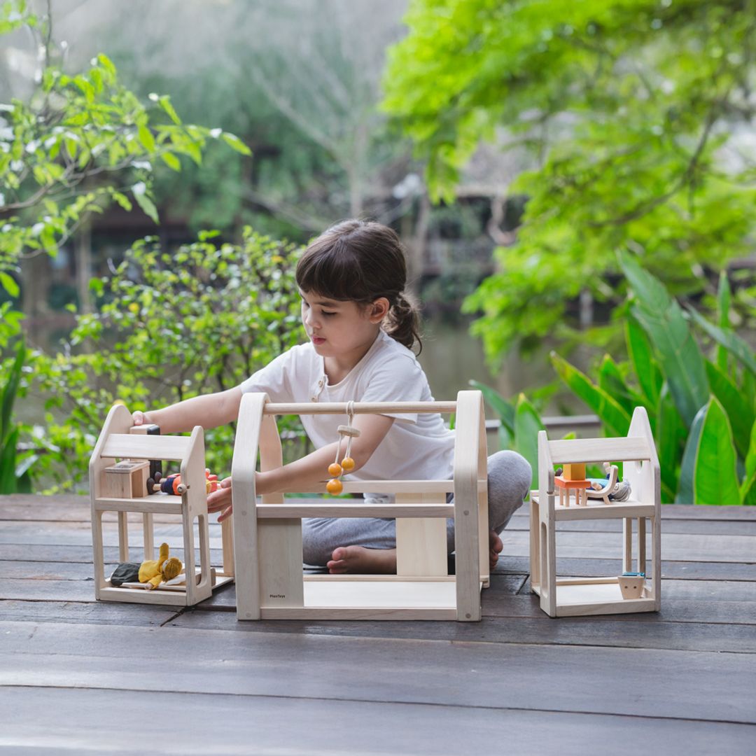 Slide N Go Wooden Dollhouse
