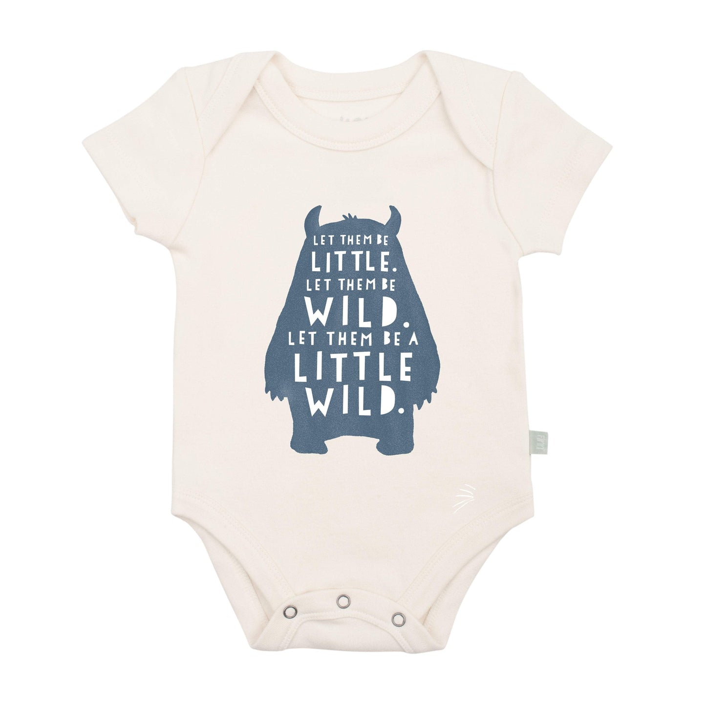 Organic Baby Graphic Bodysuit - Wild Child