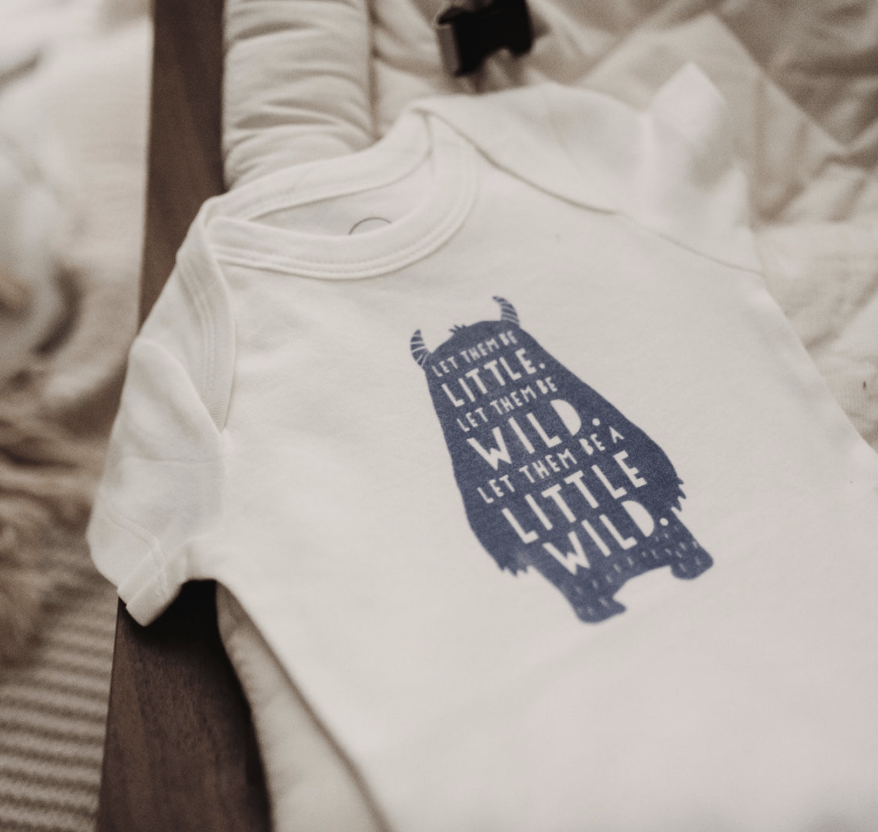 Organic Baby Graphic Bodysuit - Wild Child