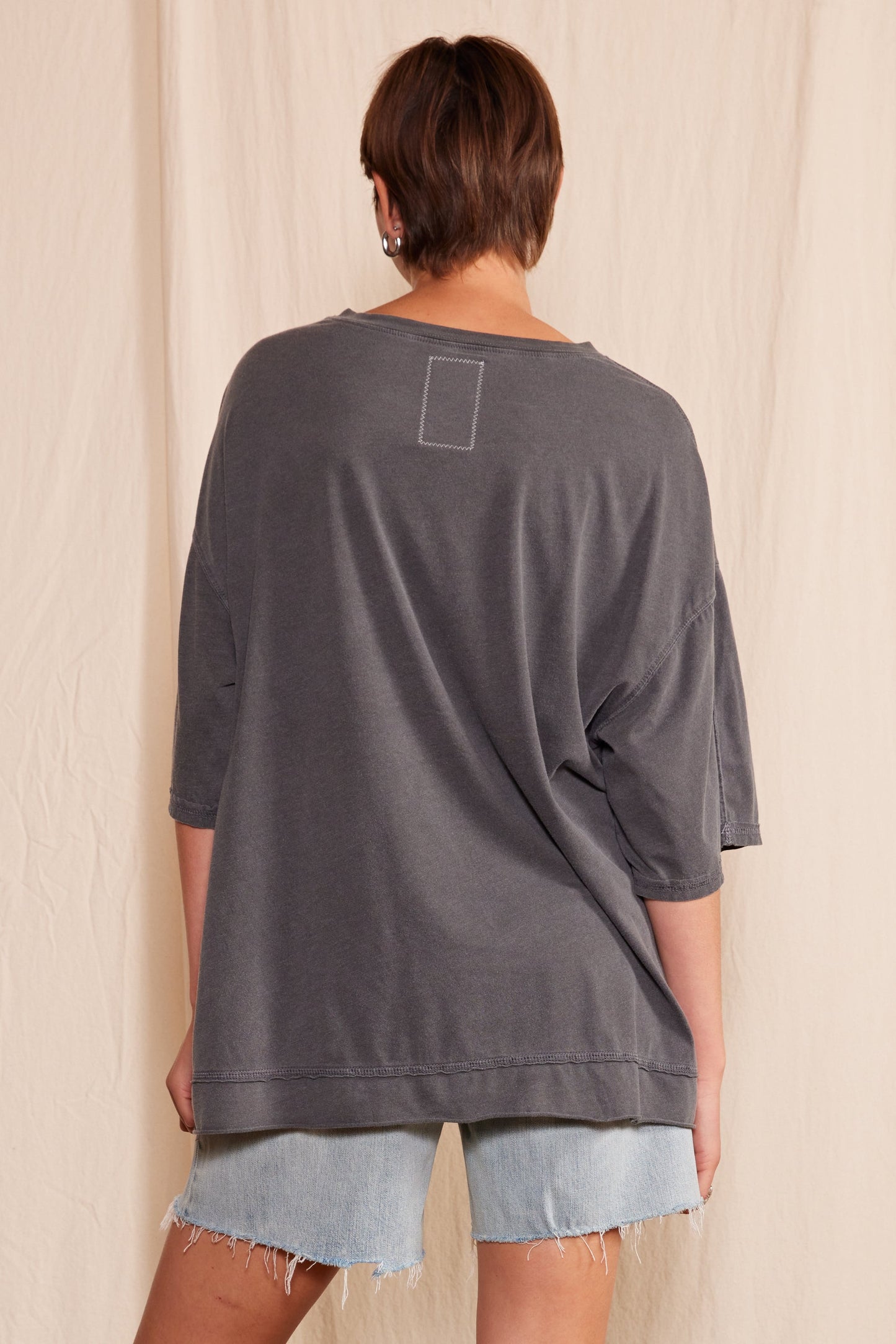 Organic Rolling Stones Thru and Thru Oversized Tee