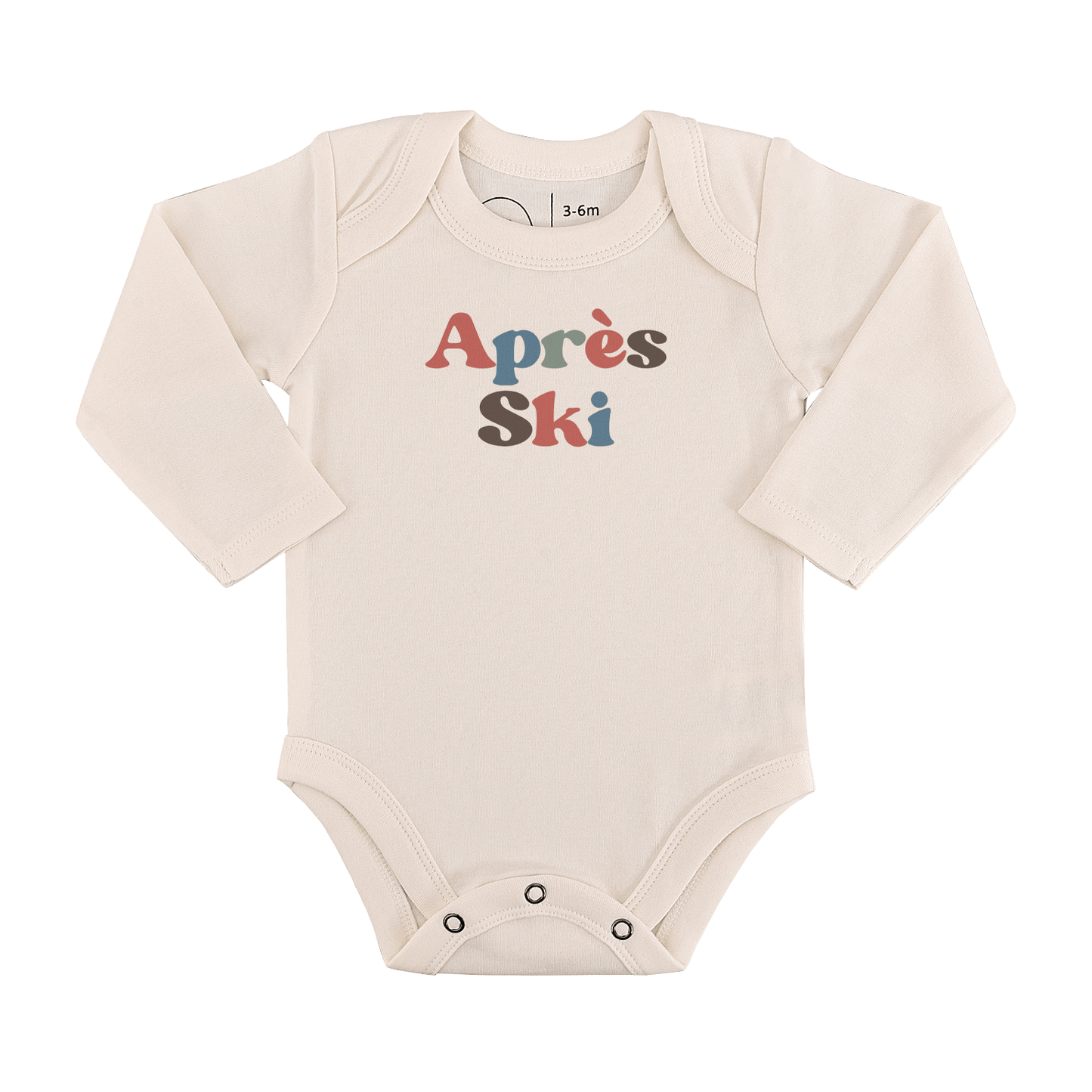 Organic Baby Long Sleeve Graphic Bodysuit - Apres Ski