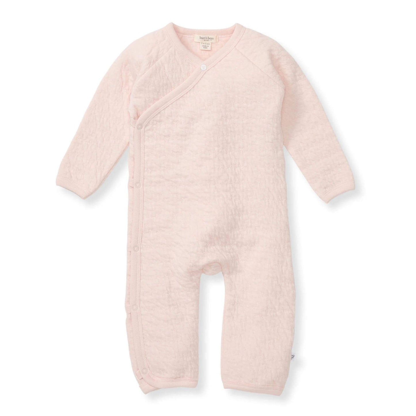Baby Girl Organic Quilted Jumpsuit - Ranunculus