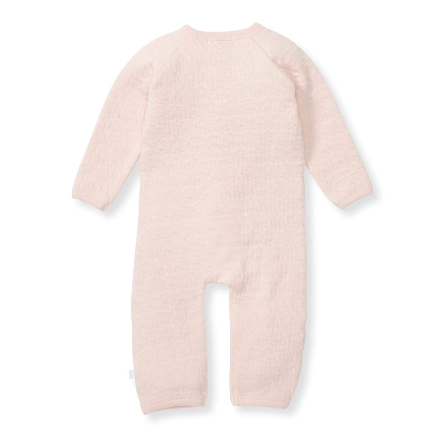 Baby Girl Organic Quilted Jumpsuit - Ranunculus