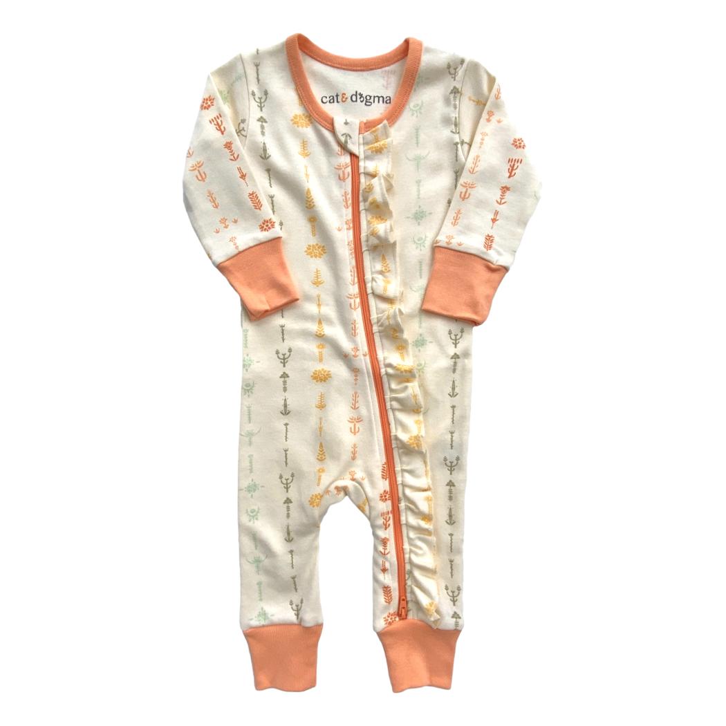 Organic Baby Romper - Boho Floral