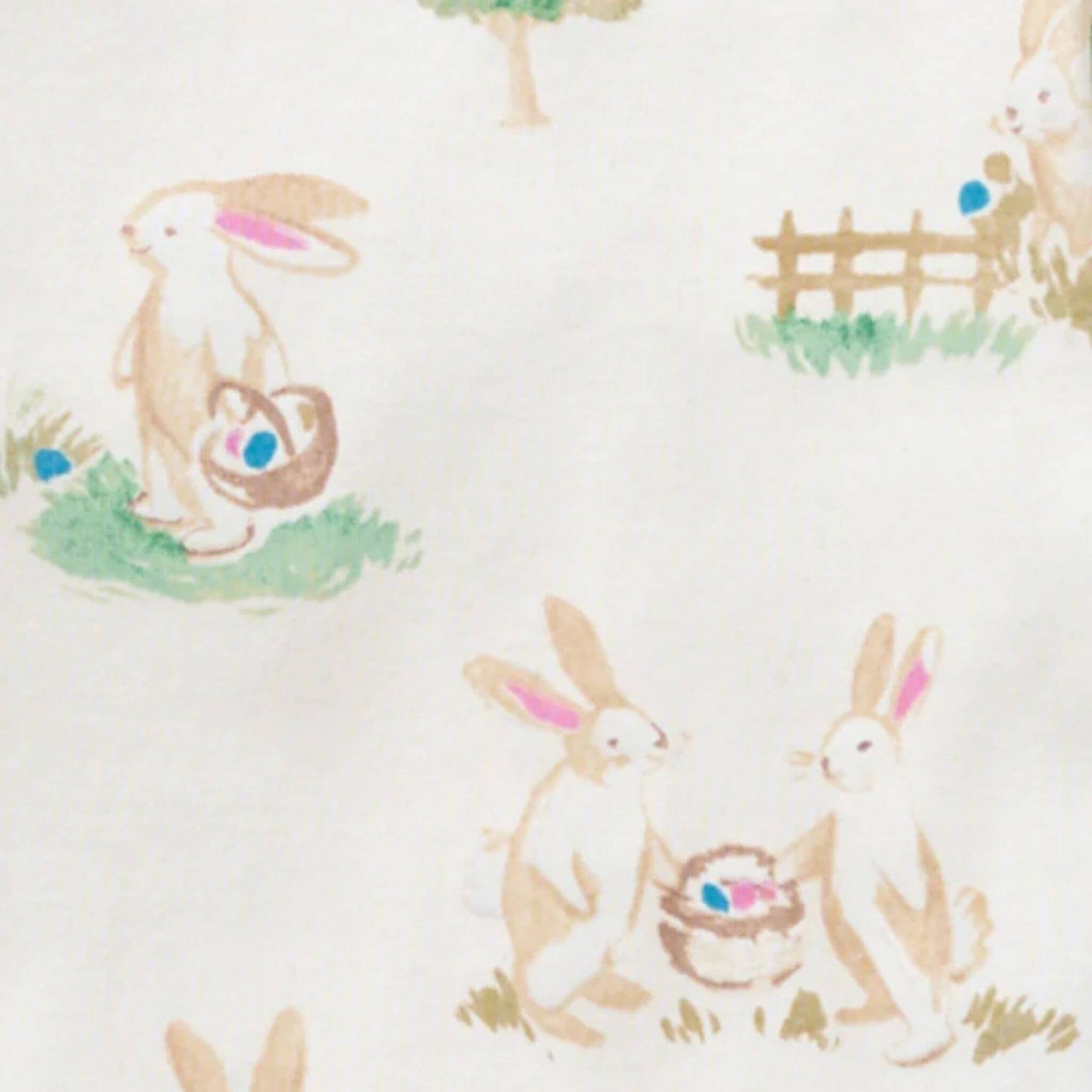 Bunny Egg Hunt Organic Toddler & Kid Pajamas