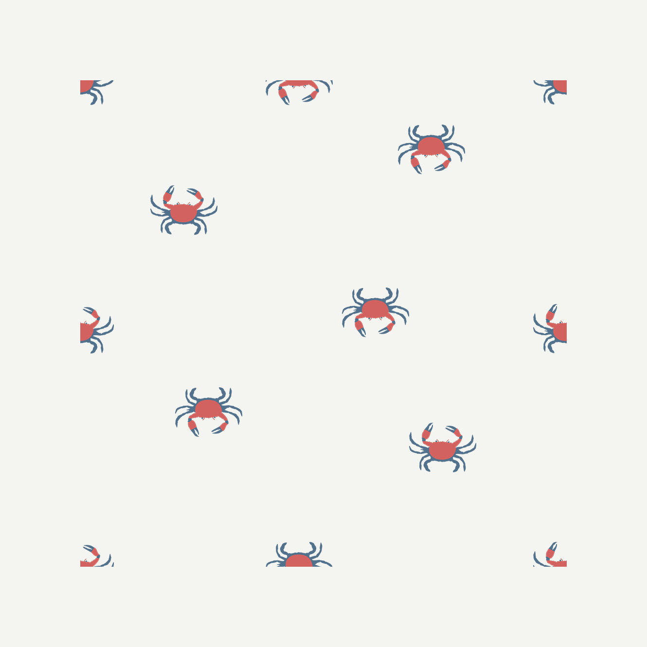Organic Baby Tank Romper - Crab