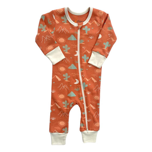 Organic Baby Romper - Desert
