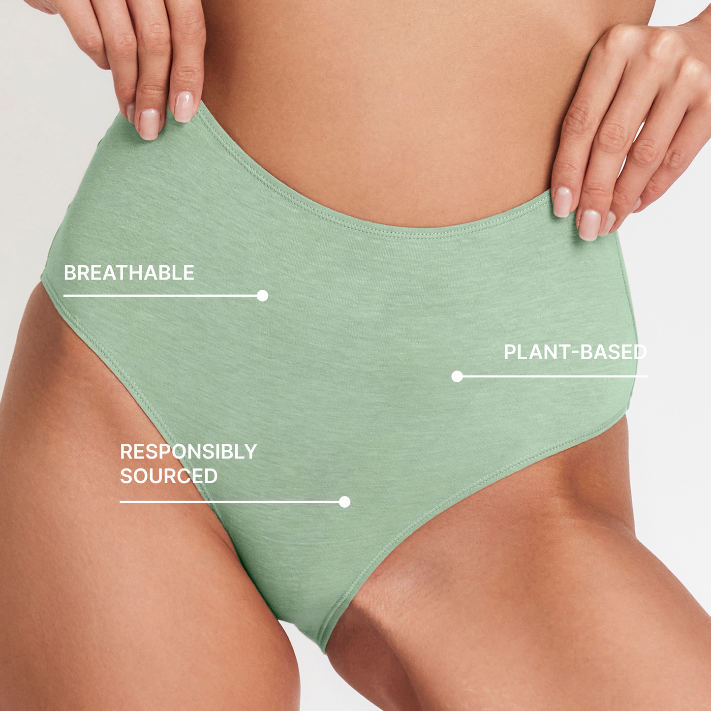 High-Rise Brief - Matcha
