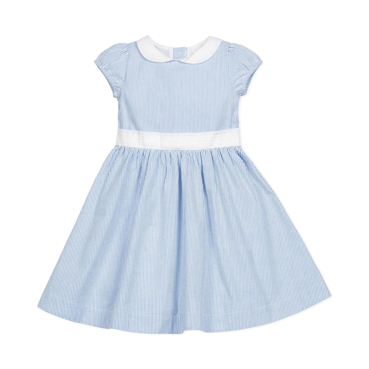 Organic Girls Seersucker Peter Pan Collar Dress
