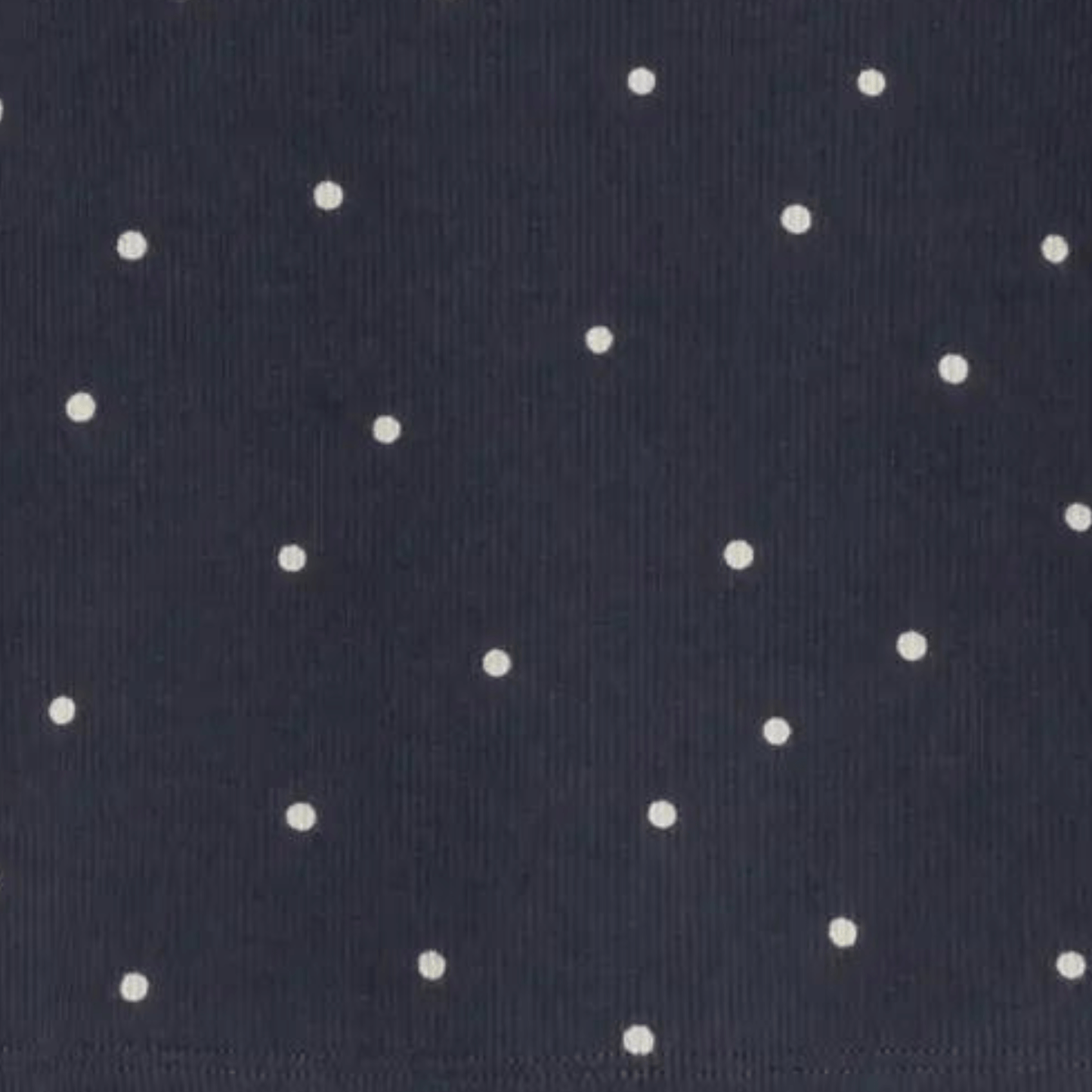 Gaby Organic Ribbed Ruffle Long Sleeve Toddler Top - Mini Polka