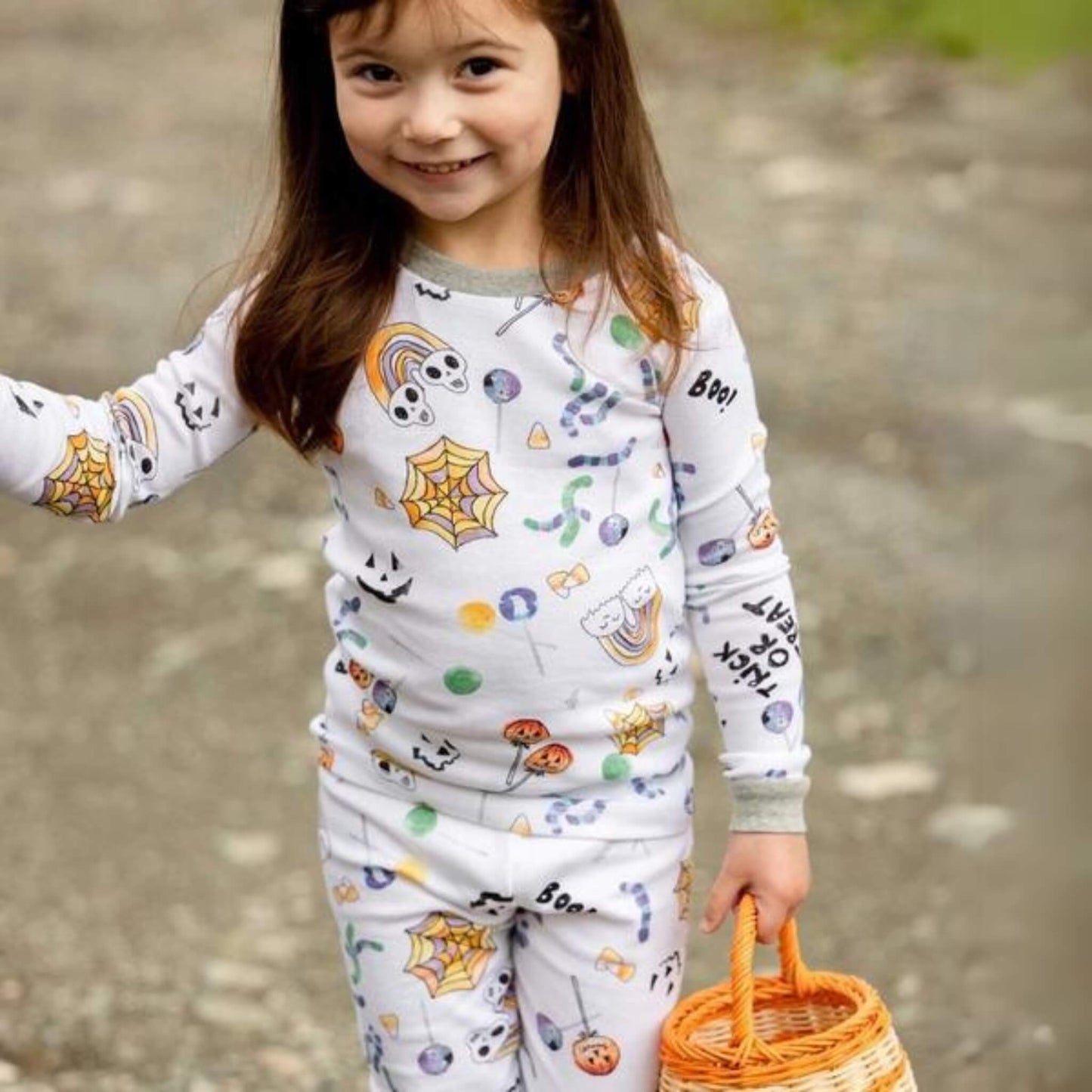 Halloween Treats Organic Cotton Baby & Toddler & Kid Pajamas