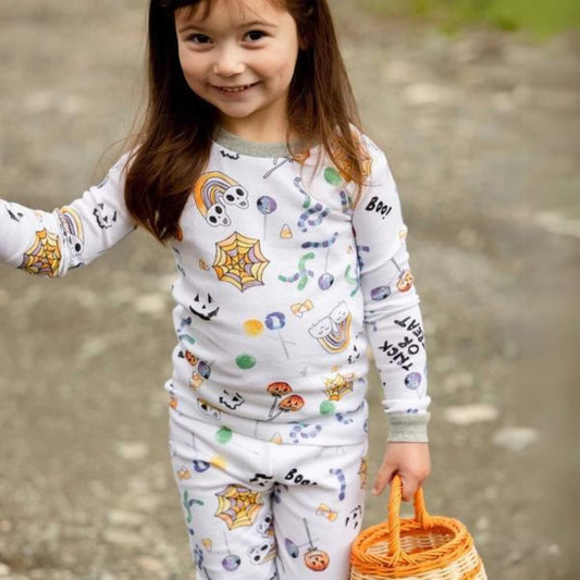 Halloween Treats Organic Cotton Baby & Toddler & Kid Pajamas