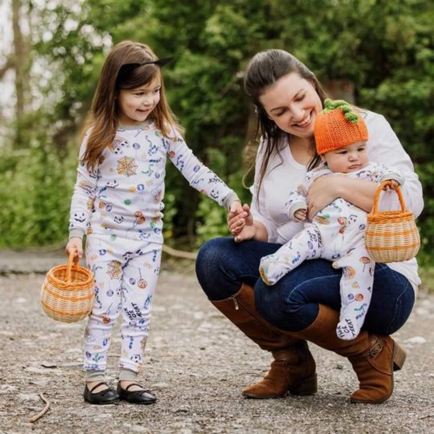 Halloween Treats Organic Cotton Baby & Toddler & Kid Pajamas