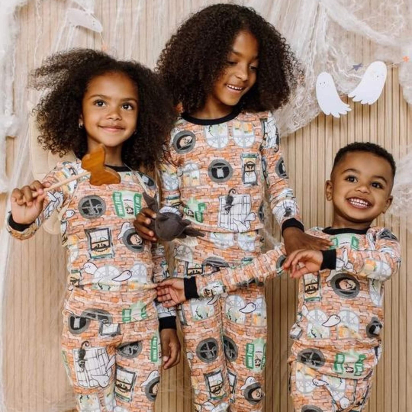 Haunted Castle Organic Cotton Toddler & Kid Pajamas