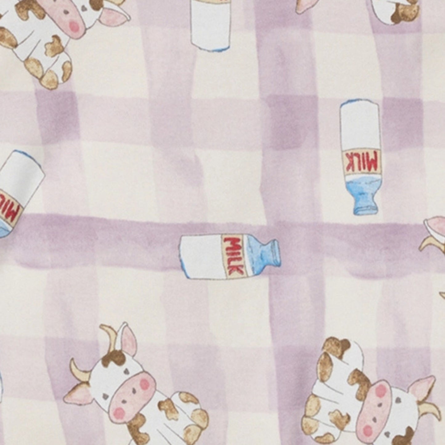 Little Moo Organic Cotton Sleep & Play - Flowering Lilac