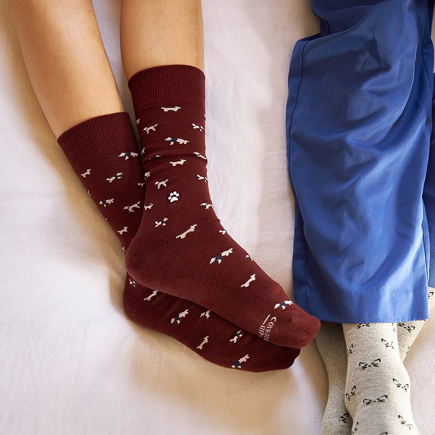 Adult Socks Save Dogs Gift Box
