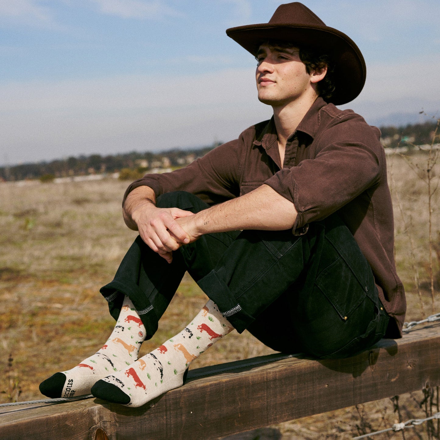 Adult Socks that Save Cows