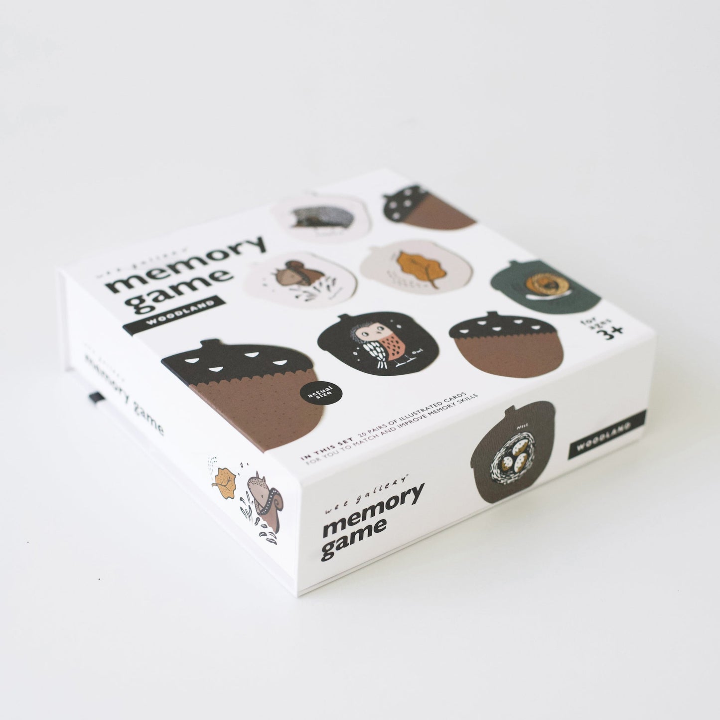 Memory Game for Toddlers - Woodland