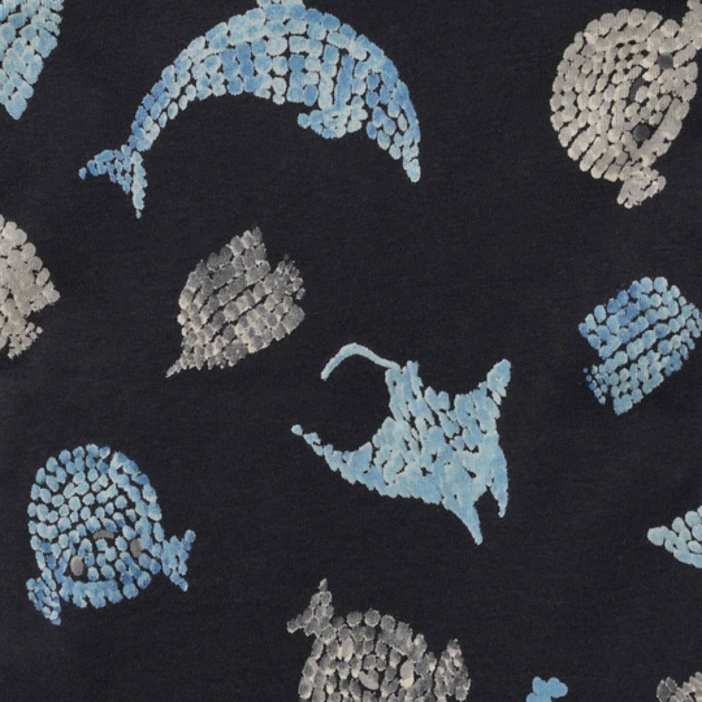 Mosaic Sea Animals Organic Baby Sleeper Romper