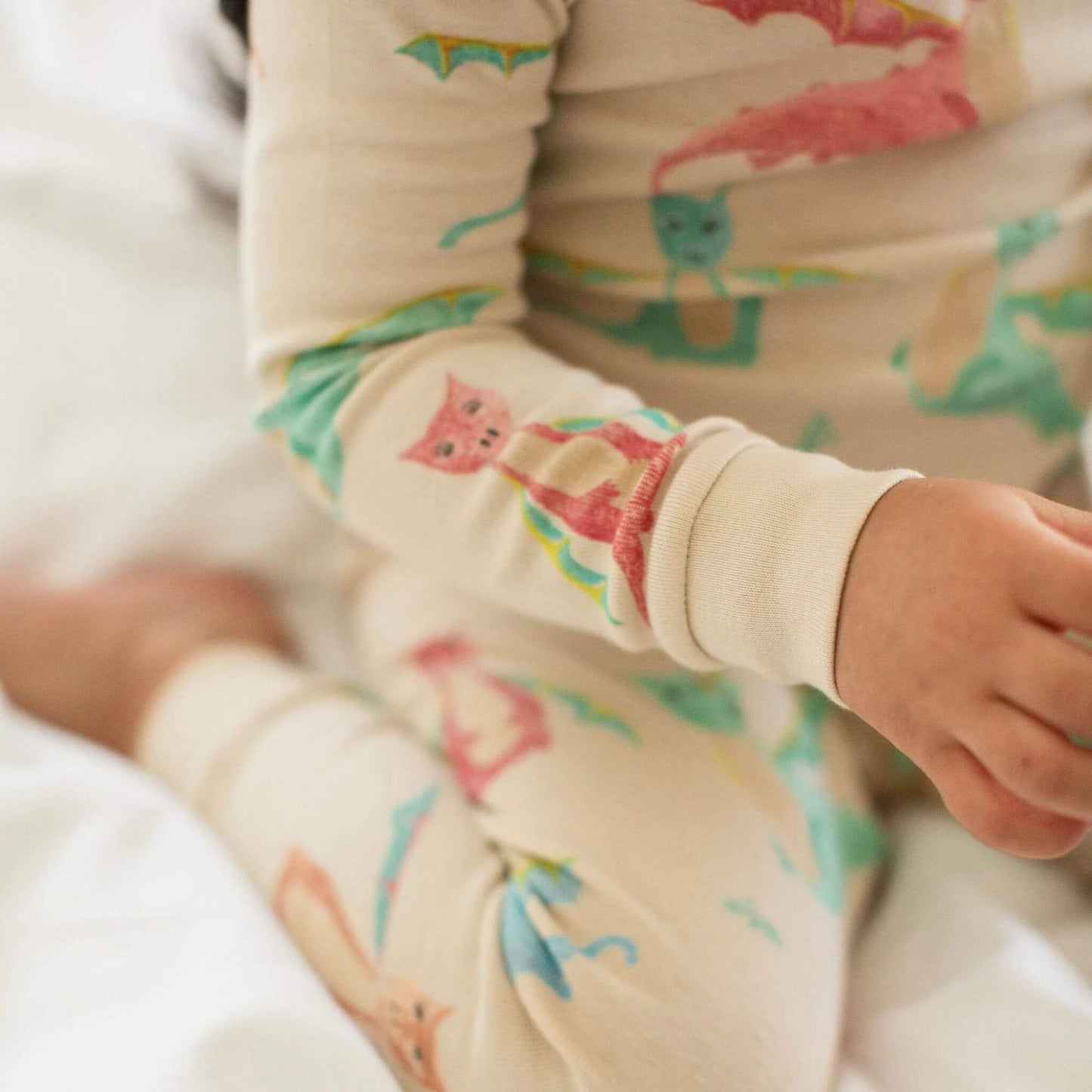 Mystical Dragons Organic Toddler & Kid PJ Set