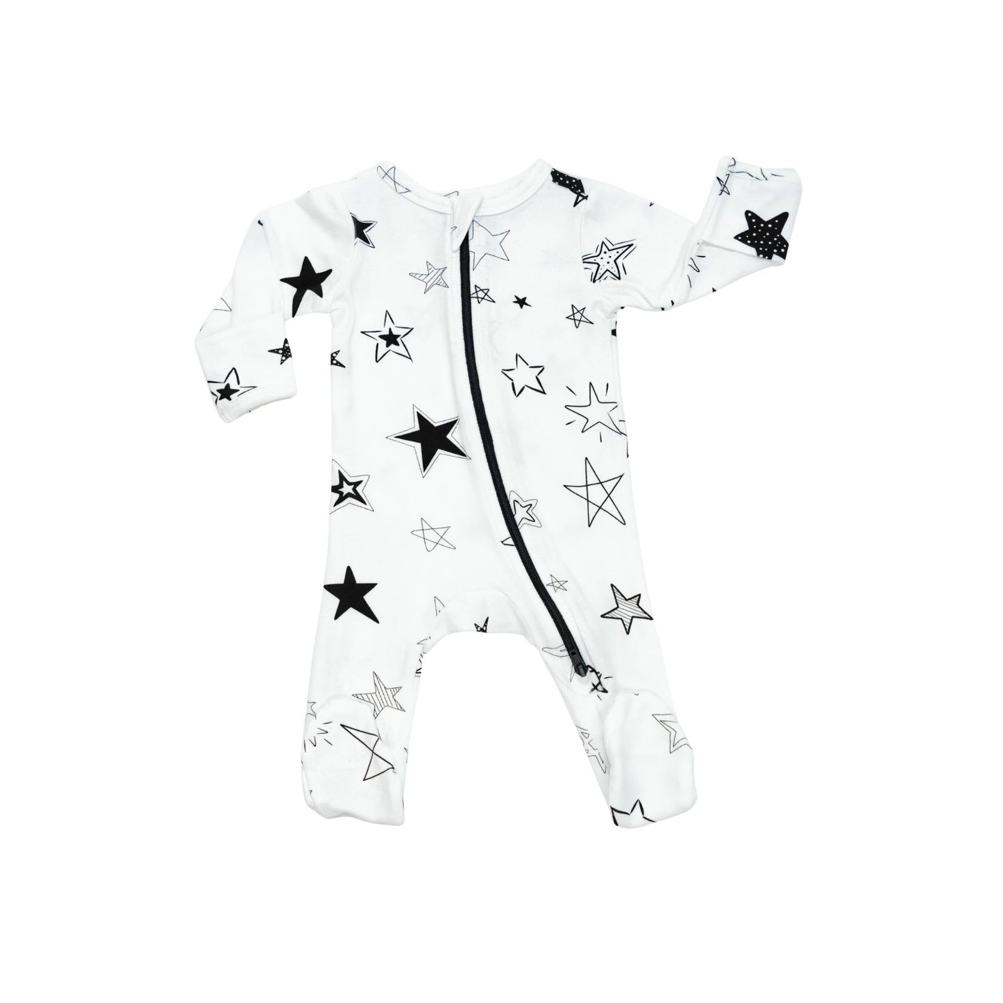 Organic Footed Baby Sleeper - Stars