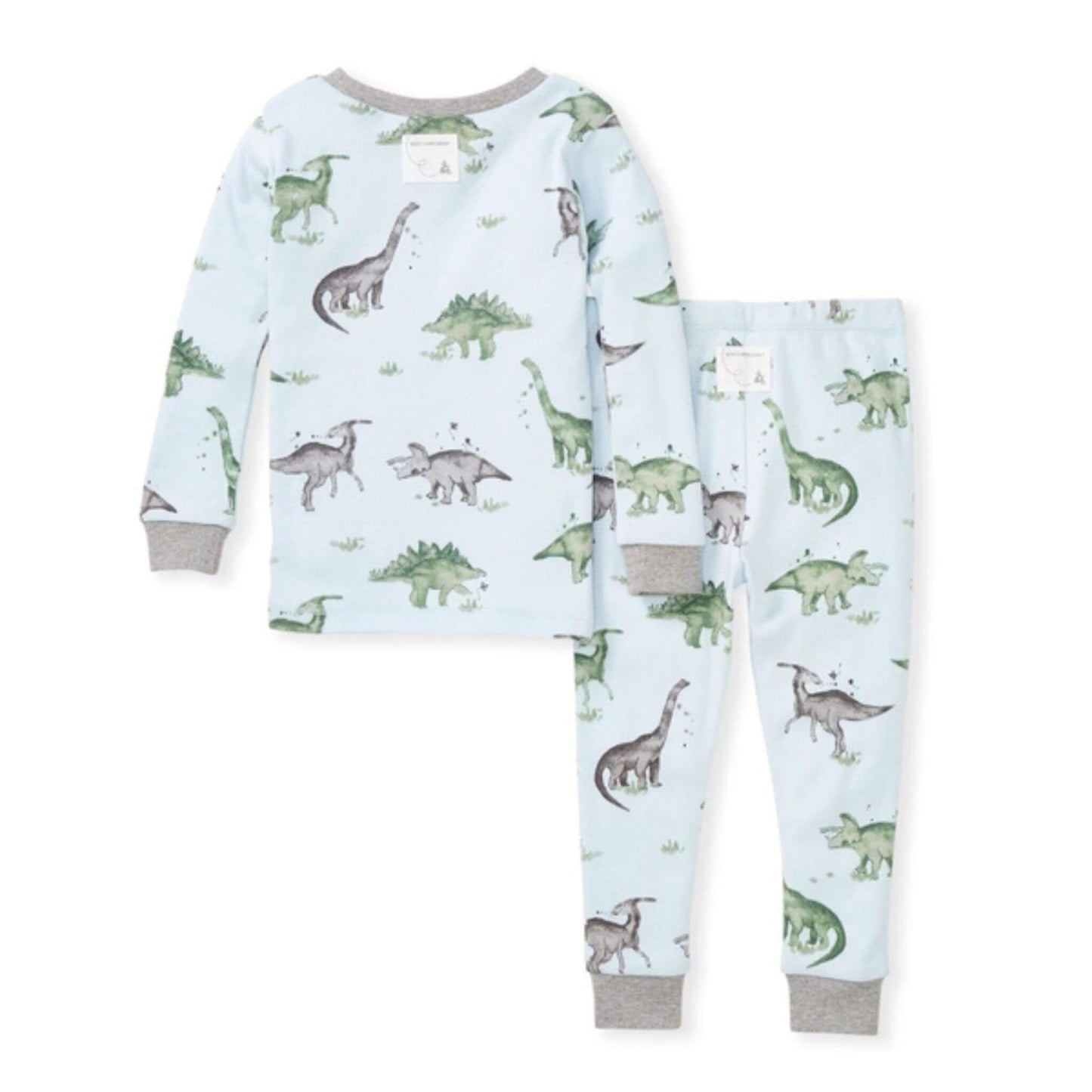 Organic Baby Boy Dinosaur Pajamas - Happy Herbivores