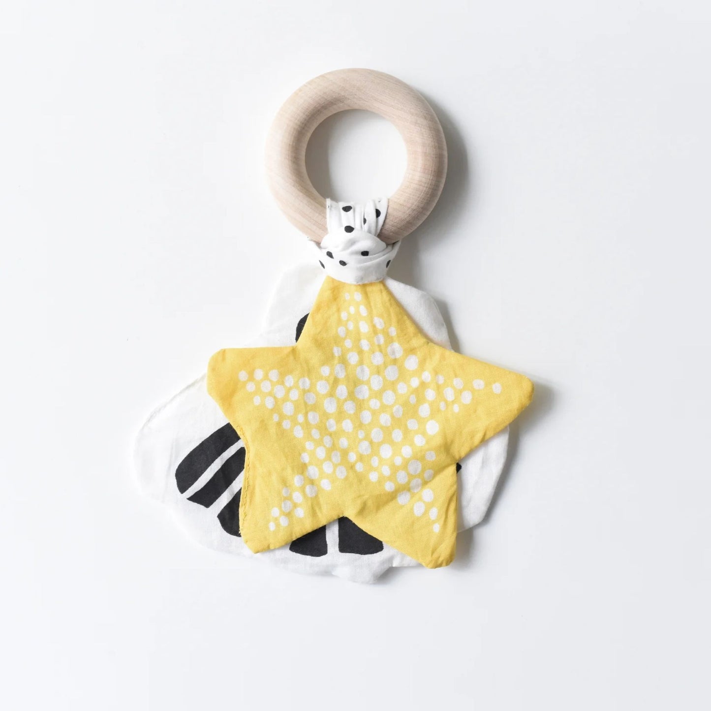Organic Baby Crinkle Teether - Starfish