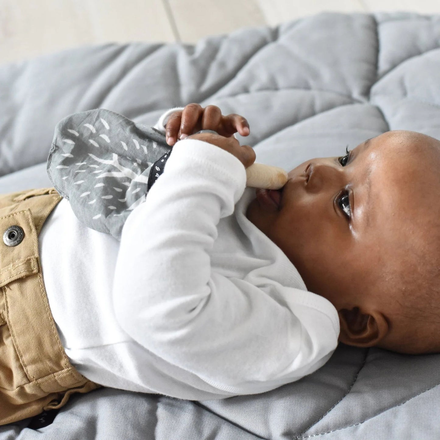 Organic Baby Crinkle Teether - Starfish