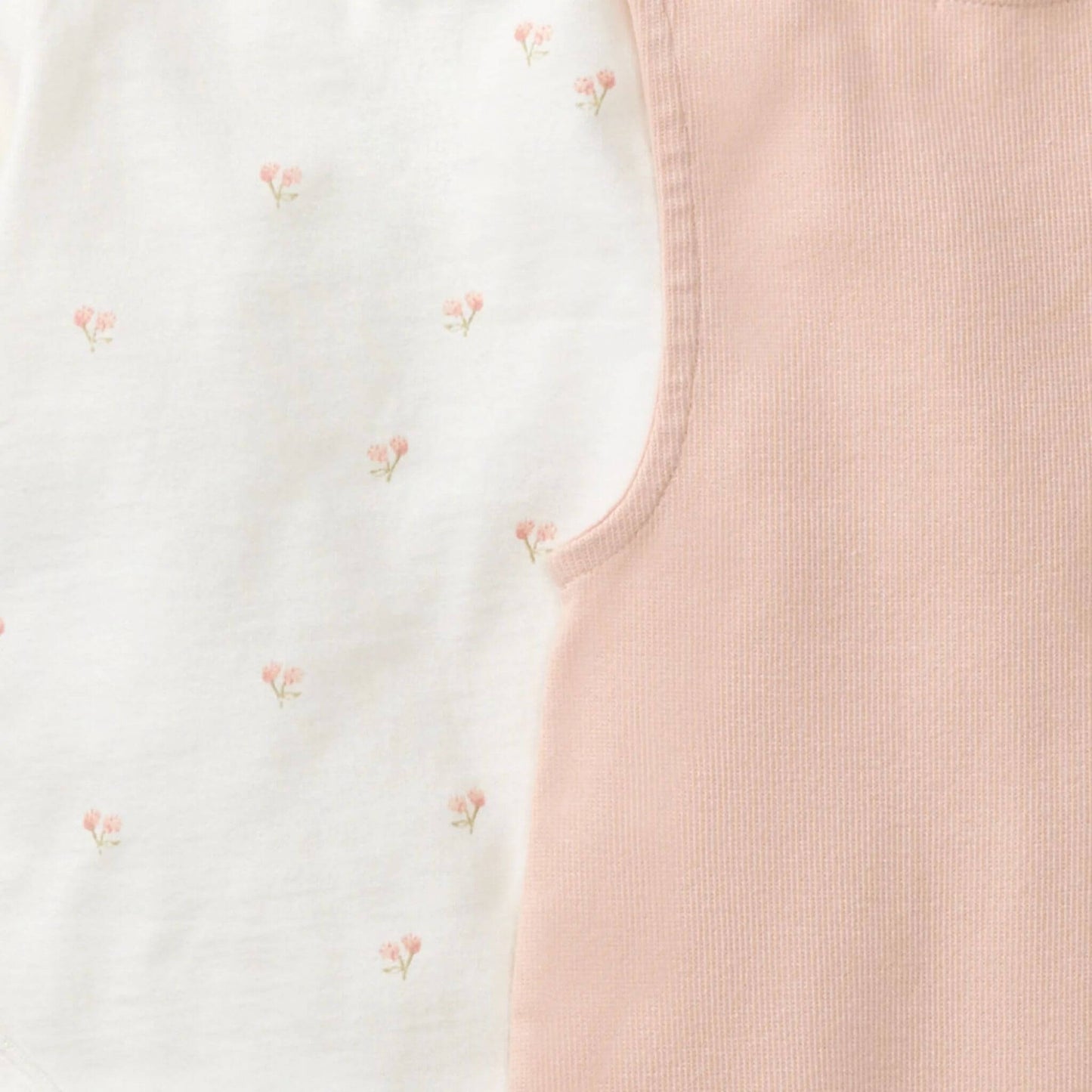 Organic Baby Ditsy Floret Jumpsuit & Bodysuit Set