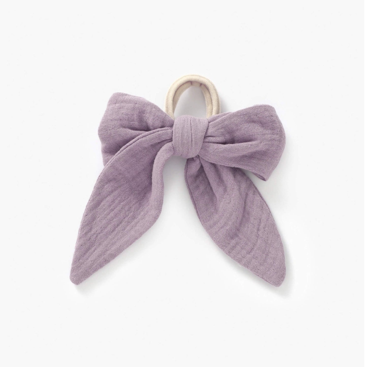 Organic Baby Fable Bow - Lilac