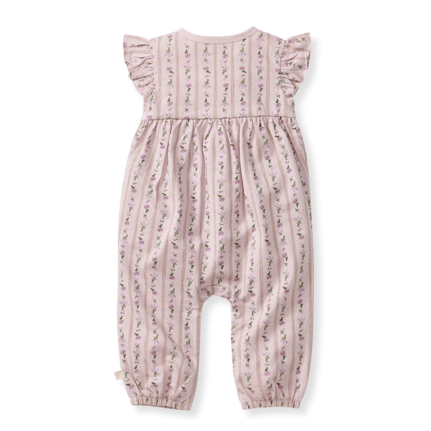 Organic Baby Farmhouse Floral Jumpsuit