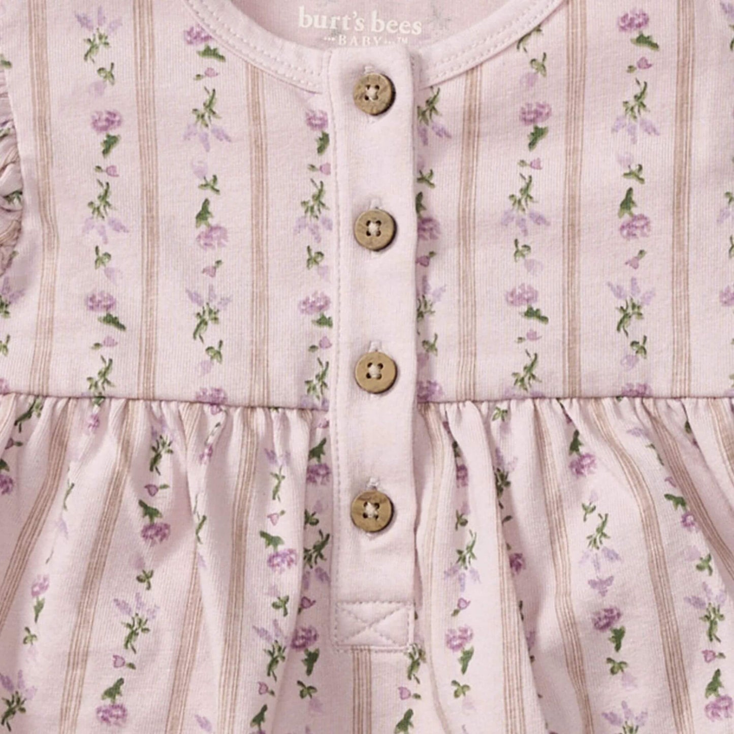 Organic Baby Farmhouse Floral Jumpsuit