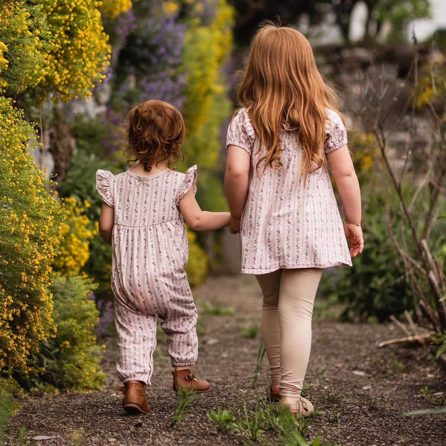 Organic Baby Farmhouse Floral Jumpsuit