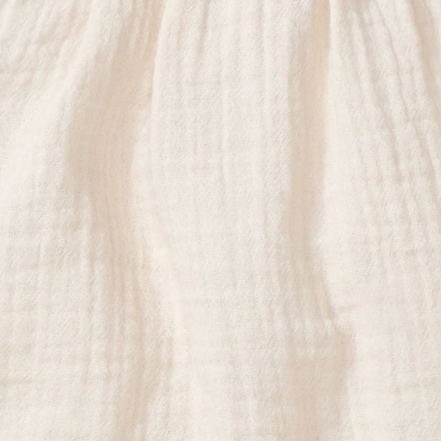 Organic Baby Girl Crinkle Muslin Bubble Romper