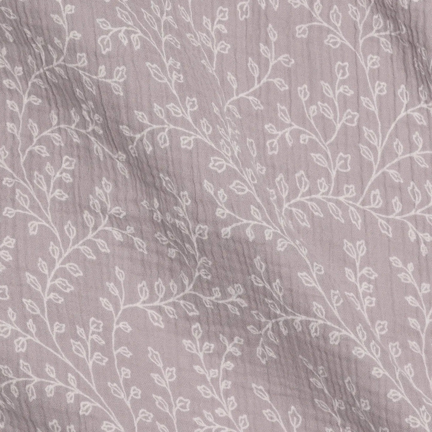 Organic Baby Muslin Swaddle Blanket - Lucia Floral / Lilla